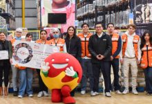 Entrega de donacion de la UDLAP al Banco de Alimentos Cáritas Puebla