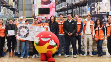 Entrega de donacion de la UDLAP al Banco de Alimentos Cáritas Puebla