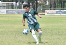 Partido de soccer de Aztecas UDLAP en el Templo del Dolor
