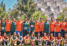 Atletas Aztecas UDLAP compitiendo en el Nacional CONADEIP 2026