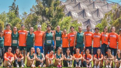 Atletas Aztecas UDLAP compitiendo en el Nacional CONADEIP 2026