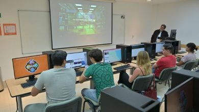 Estación de trabajo de inteligencia artificial en laboratorio UDLAP