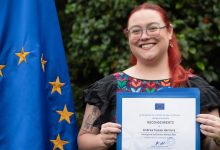 Andrea Casas Herrera, egresada UDLAP y beneficiaria de la beca Erasmus Mundus