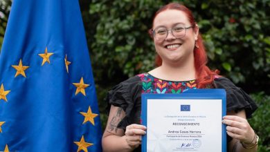 Andrea Casas Herrera, egresada UDLAP y beneficiaria de la beca Erasmus Mundus