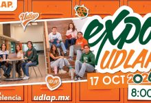Estudiantes de preparatoria durante Expo UDLAP en el campus de la Universidad de las Américas Puebla.